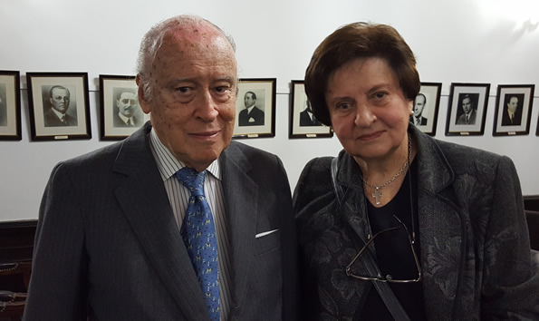 Garcia Belsunce y Luisa Montuschi